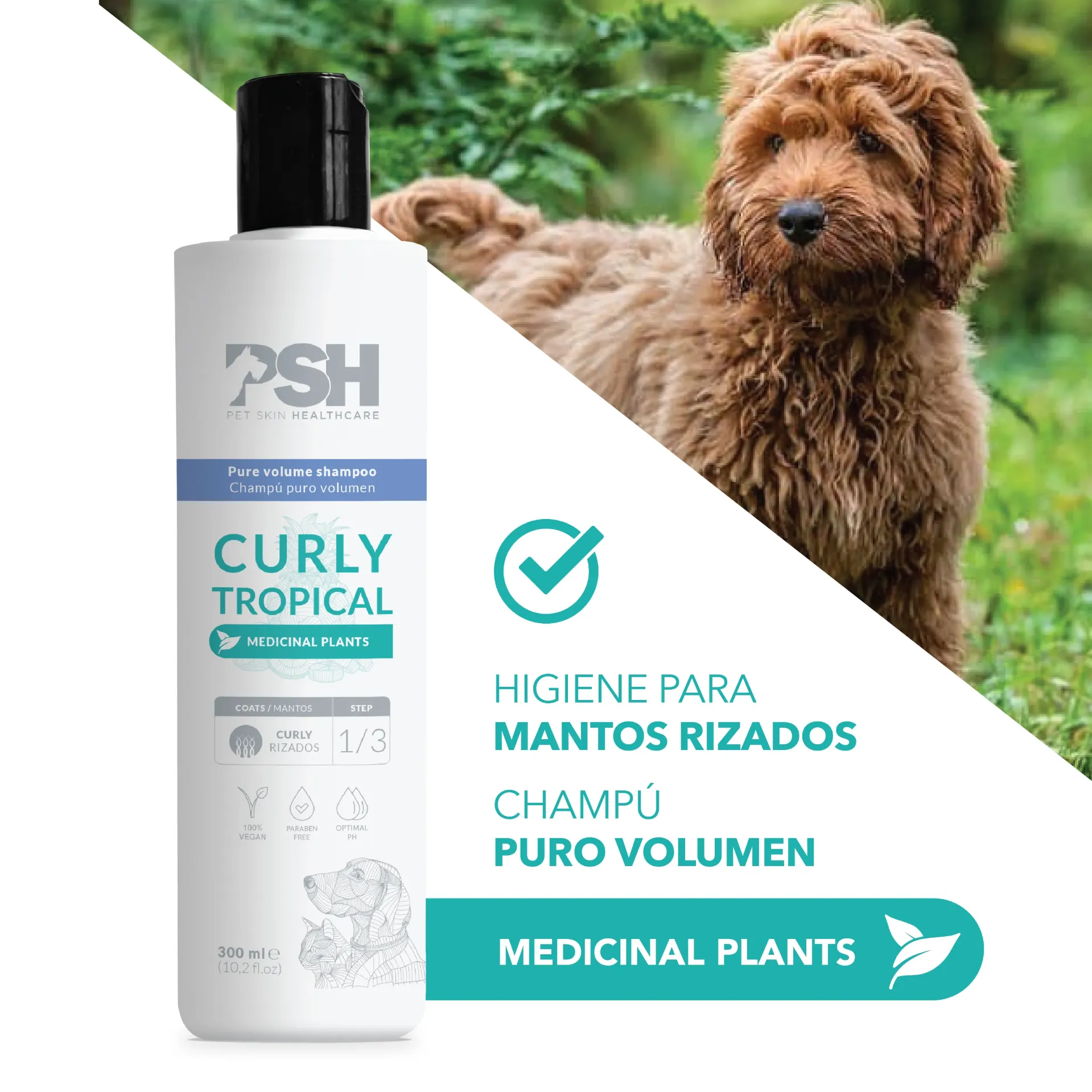 [PSH1401CHTE] CURLY TROPICAL SHAMPOO 300ml