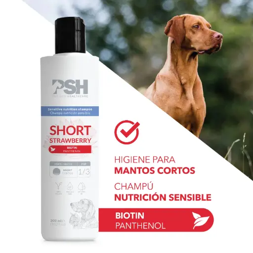 [PSH1401CHCS] SHORT STRAWBERRY SHAMPOO 300ml